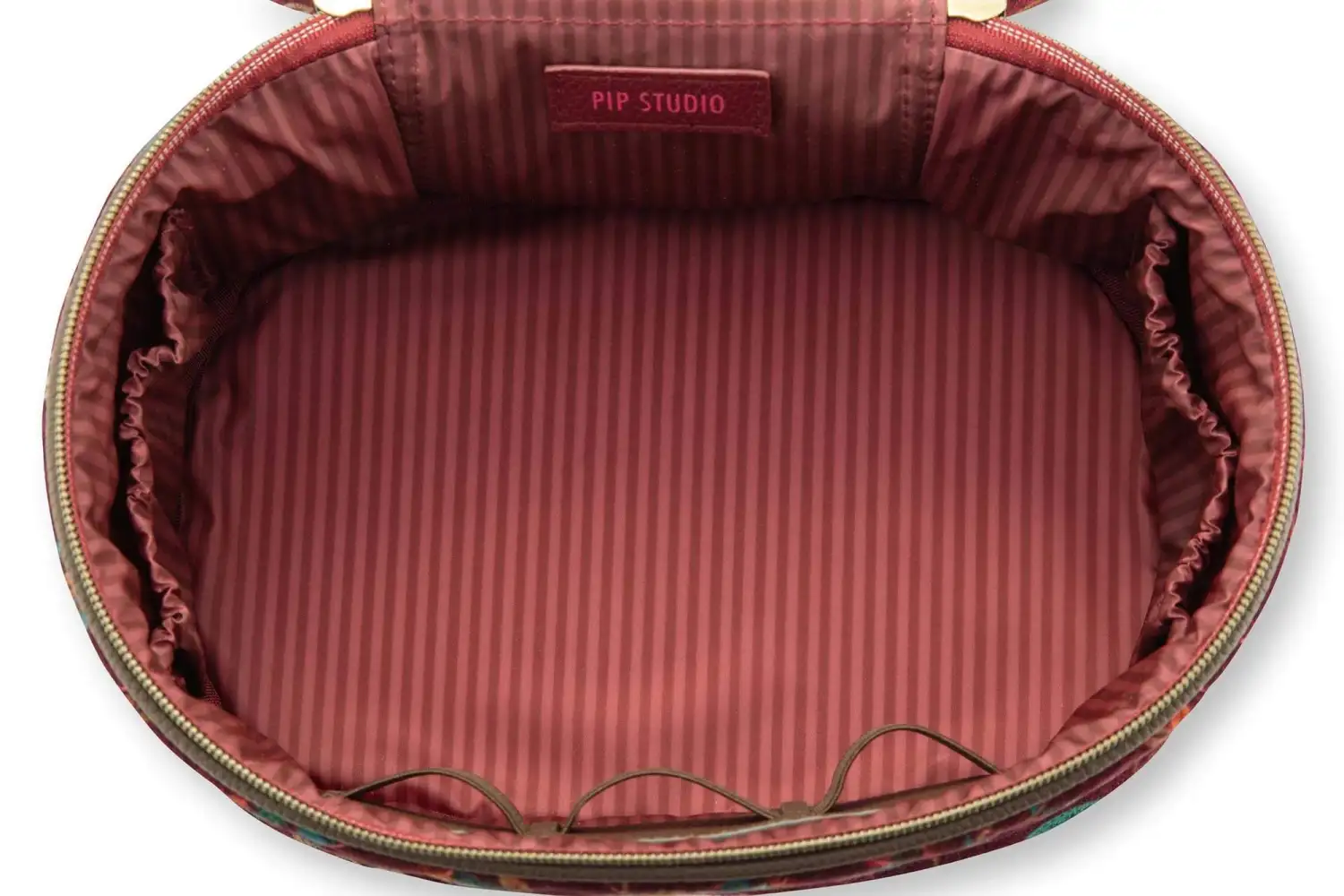 PiP Studio beauty case Cleo Flora Bangelore dark pink - Afbeelding 6