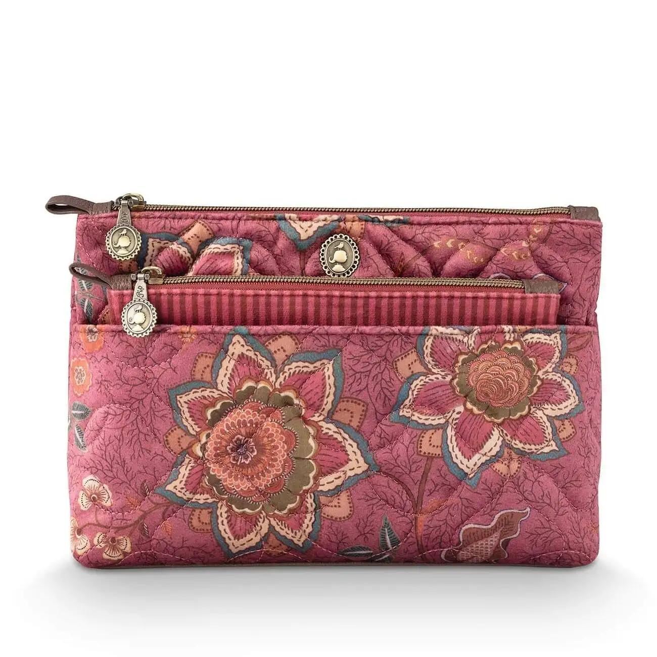 PiP Studio cosmetic bag set Caryn Mumbai Morning pink - Afbeelding 3