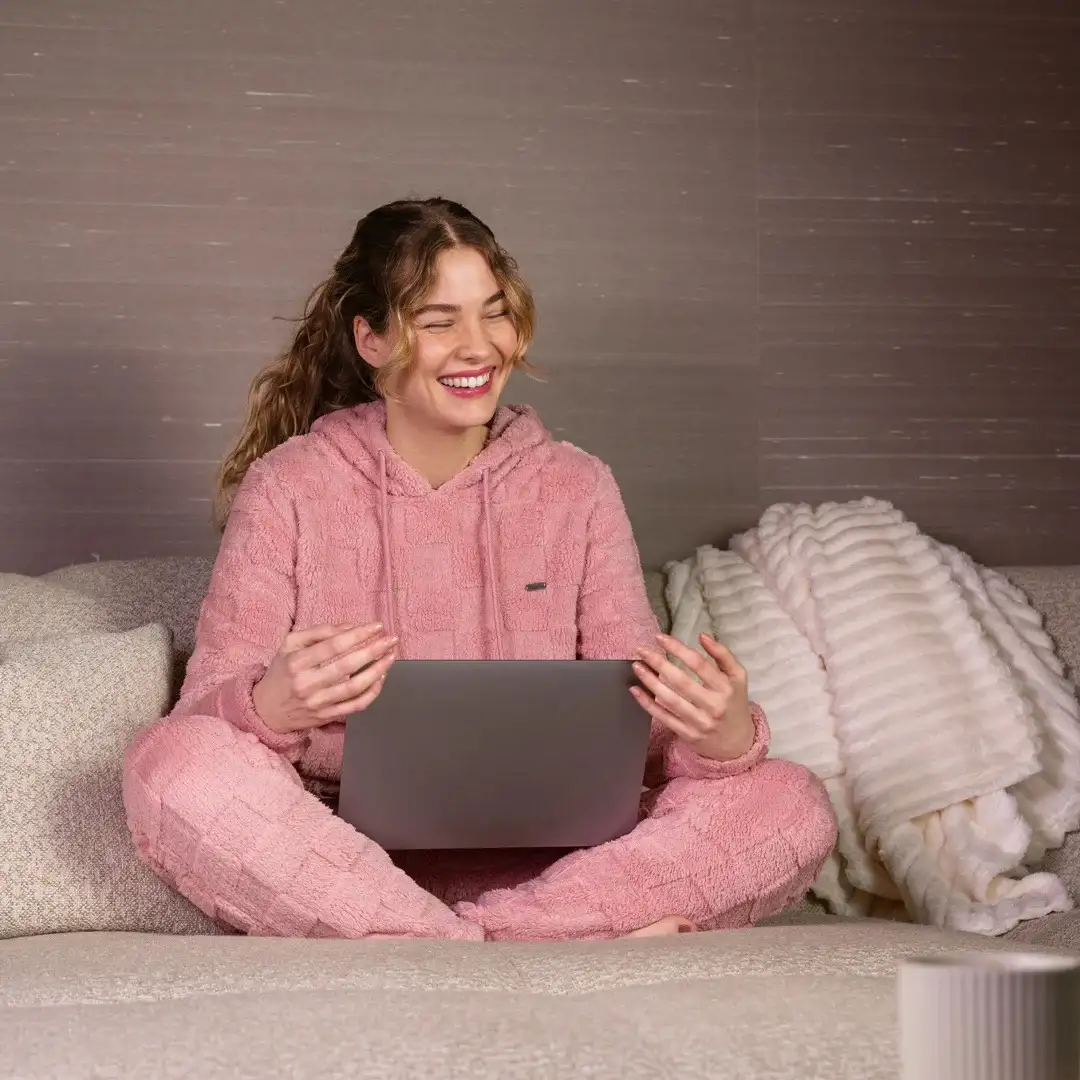Charlie Choe dames huispak Comfy set roze - Afbeelding 4