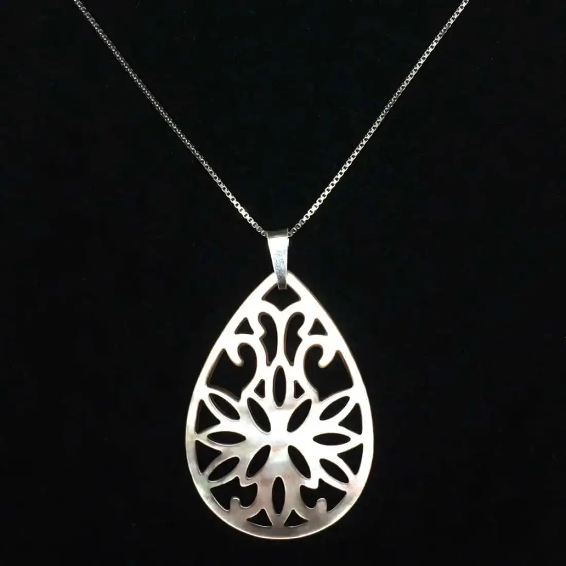 Mooijo mandala hanger parelmoer Pear - Afbeelding 2