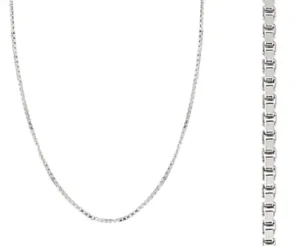 Mooijo zilveren ketting 45cm - 1mm