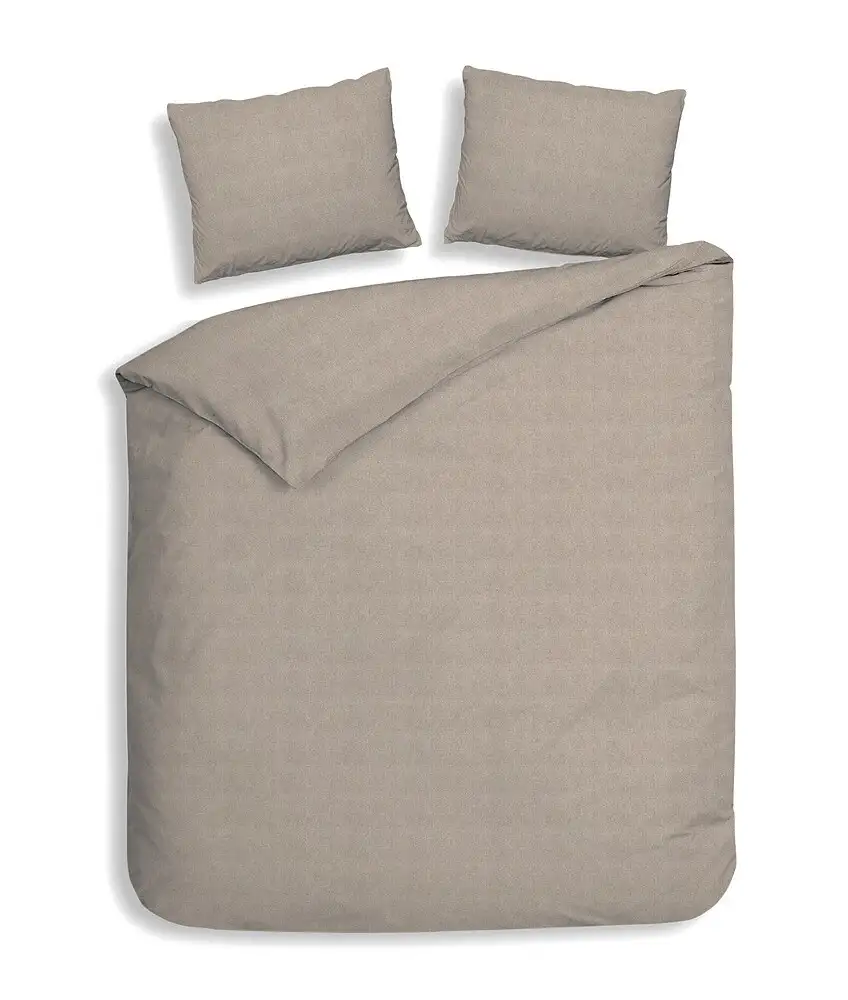 Heckettlane dekbedovertrek Nairobi Suite satijn taupe-grey - Afbeelding 2