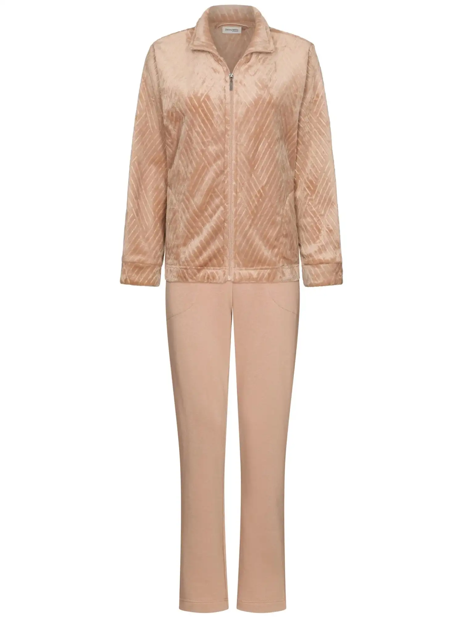 Pastunette dames huispak Couture 181262-222-1 light brown