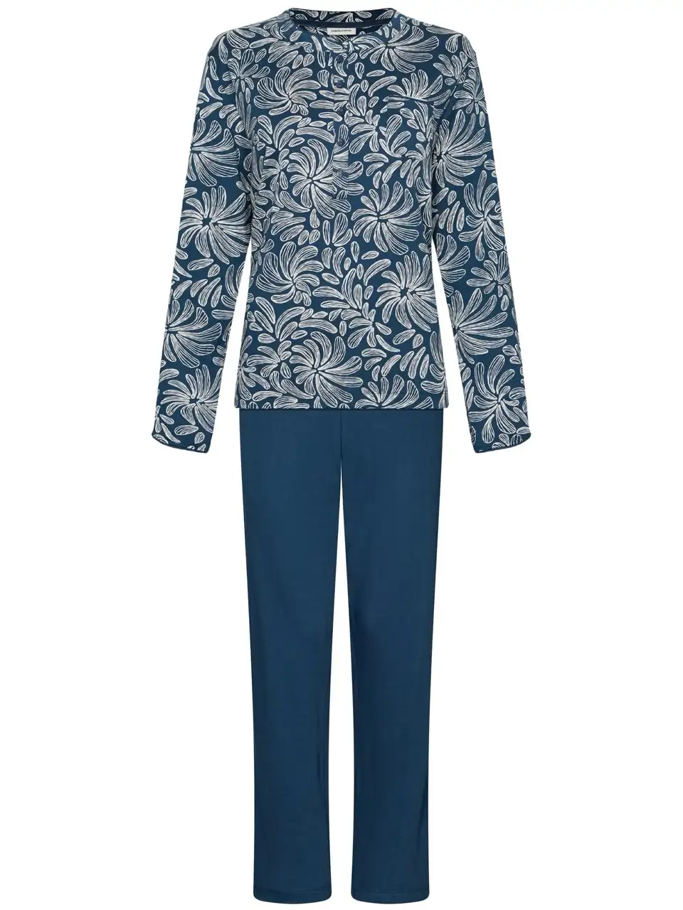 Pastunette dames pyjama Nordic Bloom 121262-154-1 dark blue