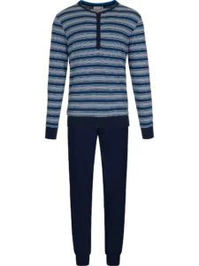 Pastunette heren pyjama Blue Draft 122262-520-1 dark blue