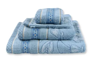 PiP studio badserie Jasmin Jacquard light blue