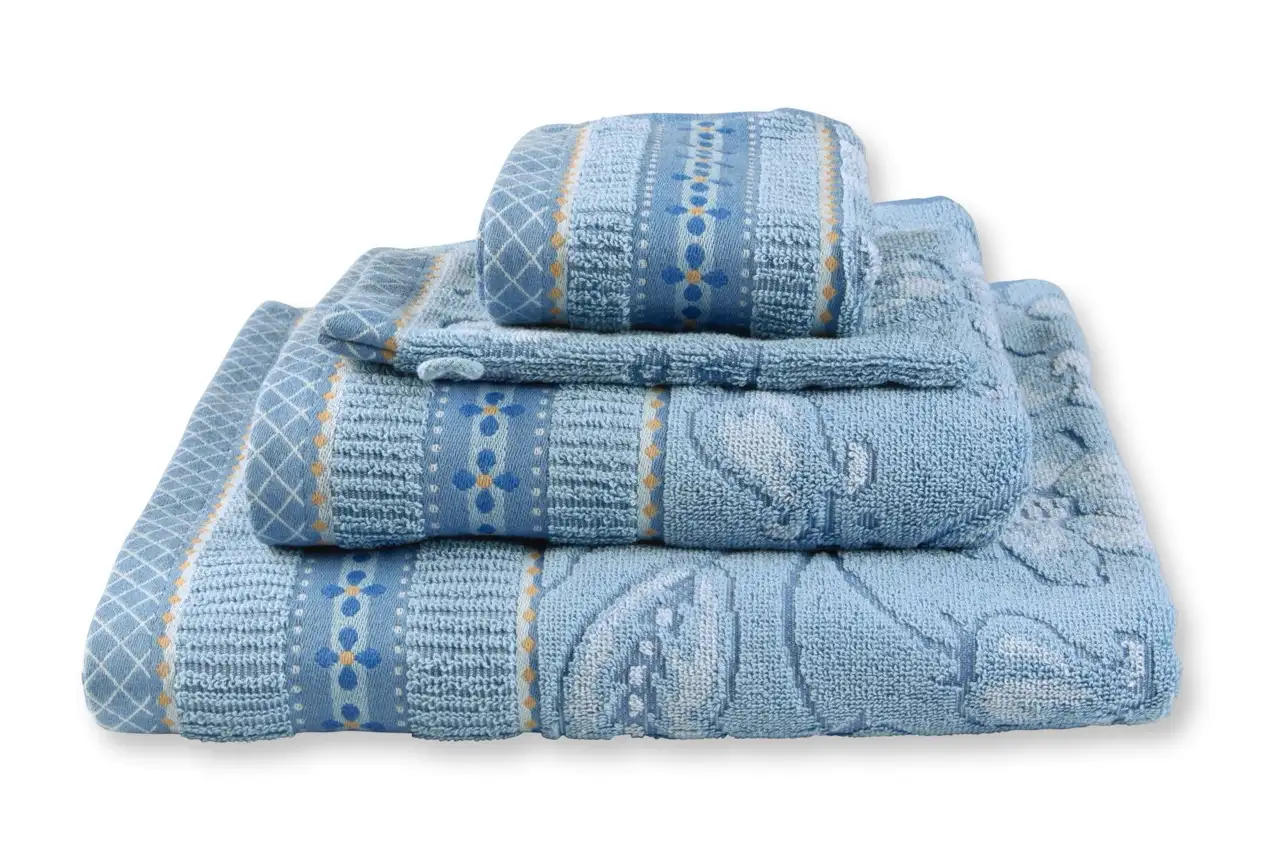 PiP studio badserie Jasmin Jacquard light blue