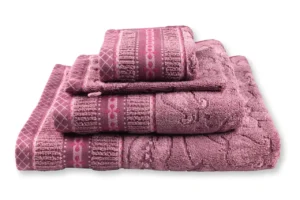 PiP studio badserie Jasmin Jacquard light pink