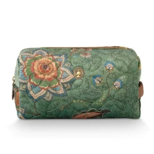 PiP Studio cosmetic bag Coco Mumbai Morning medium green