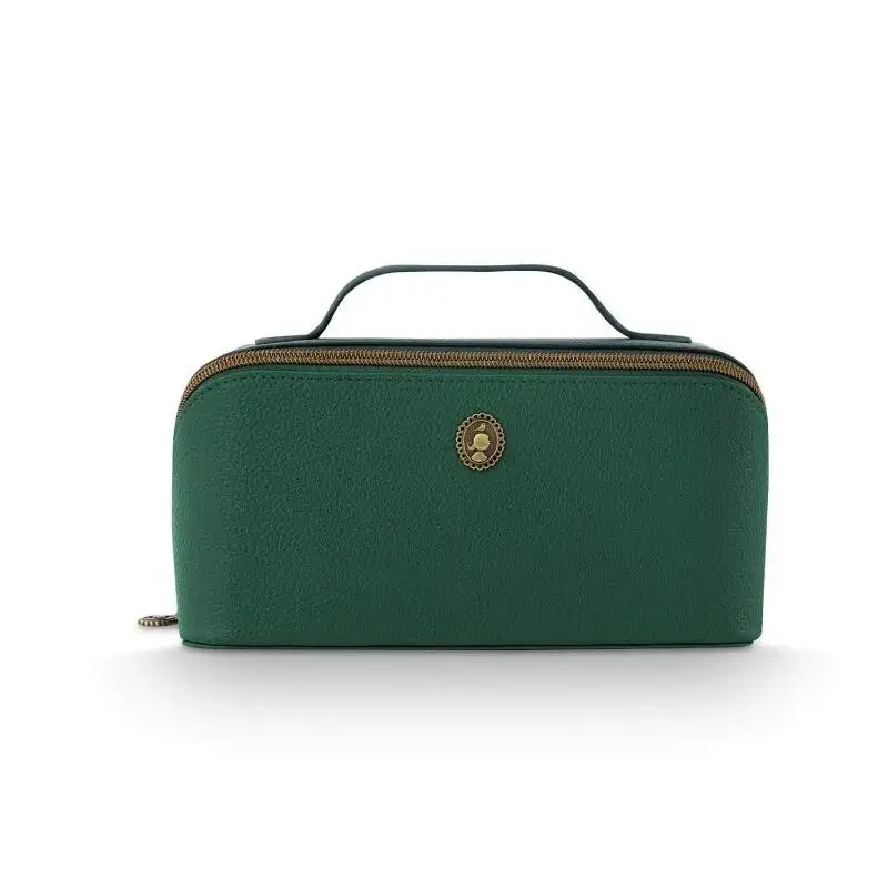 PiP Studio cosmetic bag Cyrille green medium