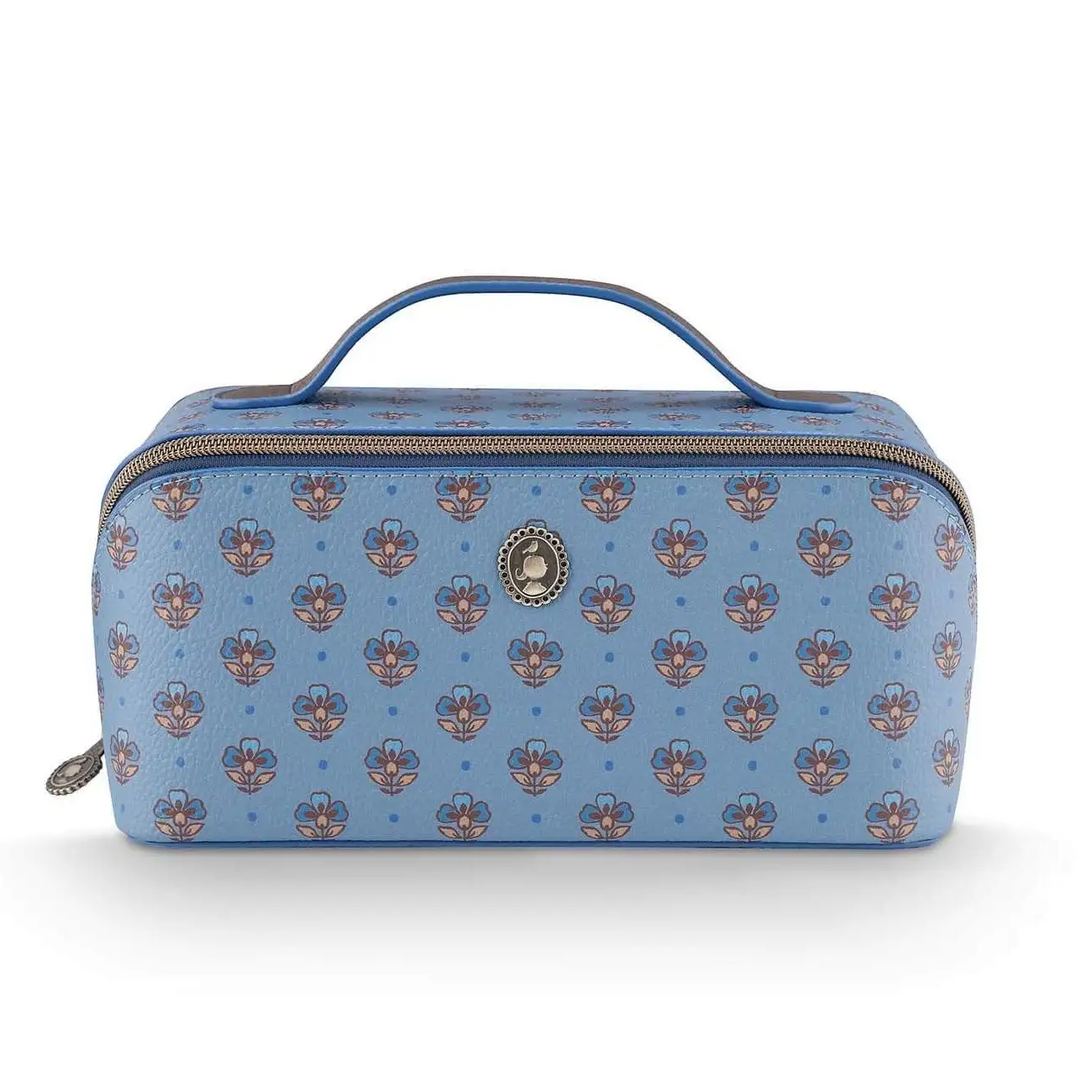 PiP Studio cosmetic bag Cyrille Jaipur Flower medium blue