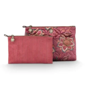 PiP Studio cosmetic bag set Caryn Mumbai Morning pink