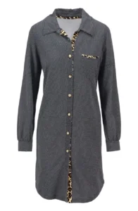 Ringella dames nachthemd doorknoop 6511008 schwarz