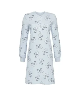 Ringella dames nachthemd knoopsluiting 5511037 blue