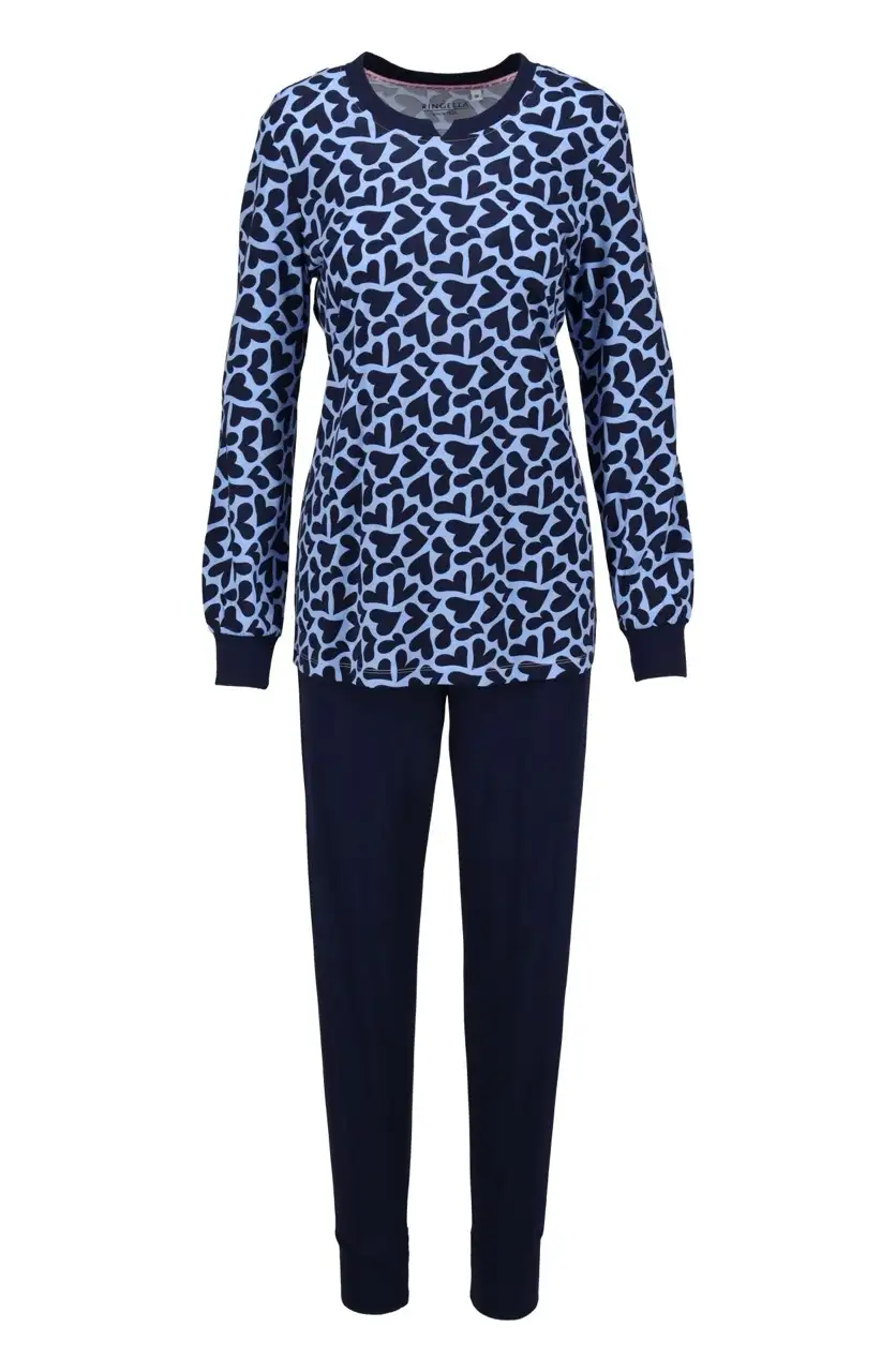 Ringella dames pyjama Hart 6511211 air blue