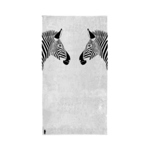 Seahorse strandlaken Zebra (white, 100x180cm)