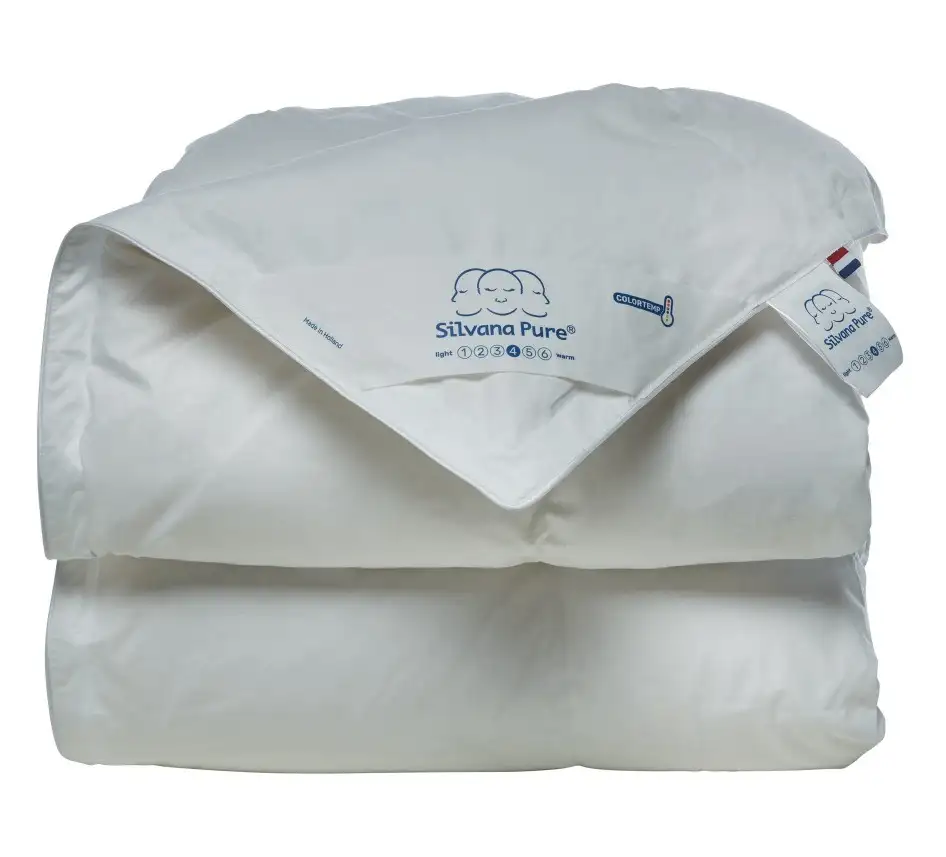 Silvana Pure Colortemp® donzen dekbed lente-herfst blauw