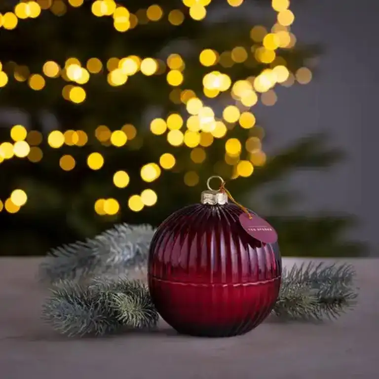 Ted Sparks geurkaars kerstbal Spiced Orange & Clove