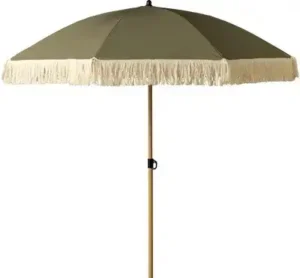Textino parasol Soleil umbrella 160x180cm olive branch