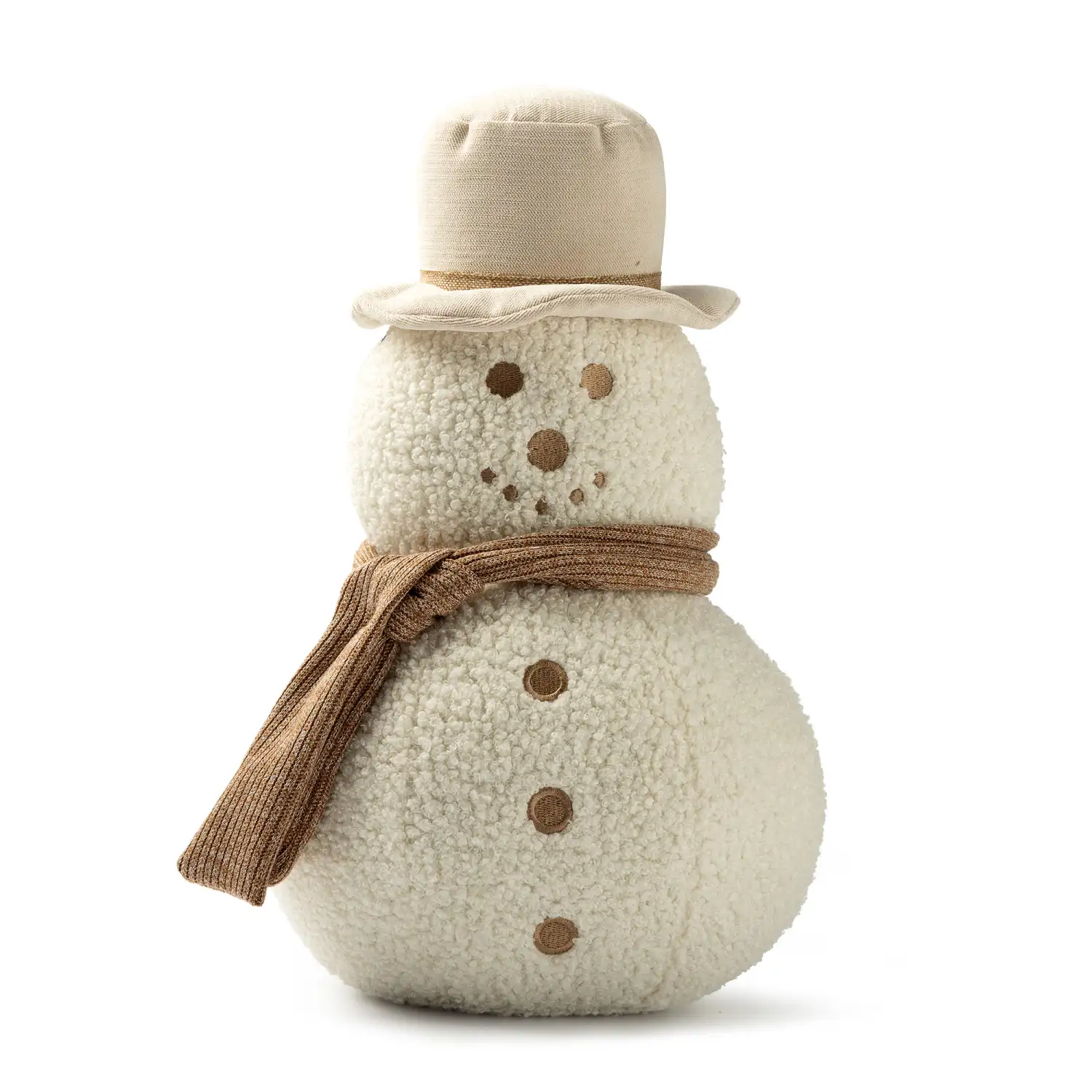 Textino sierkussen Snowman 37x21,5x21cm snow white