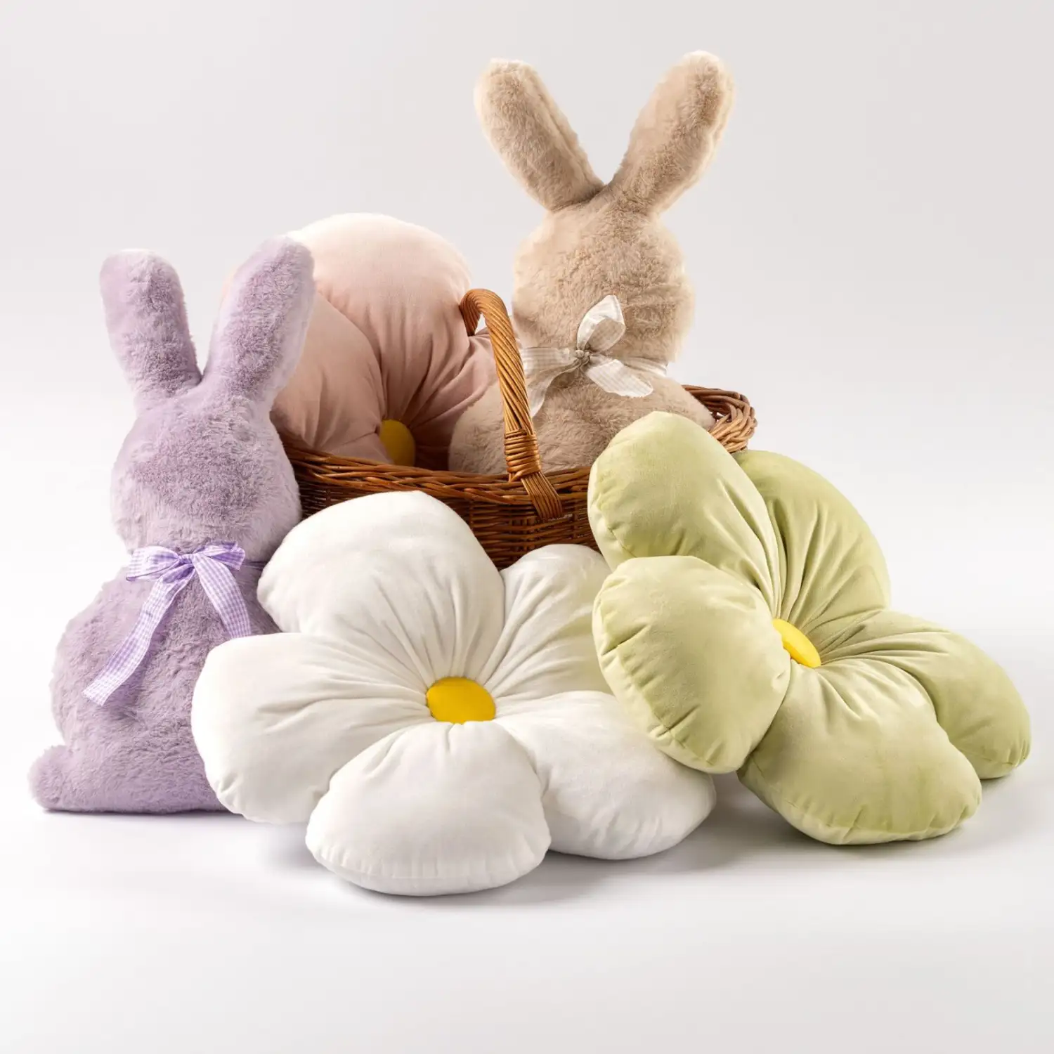 Textino sierkussen Easter Bunny 44x25cm sandshell - Afbeelding 2