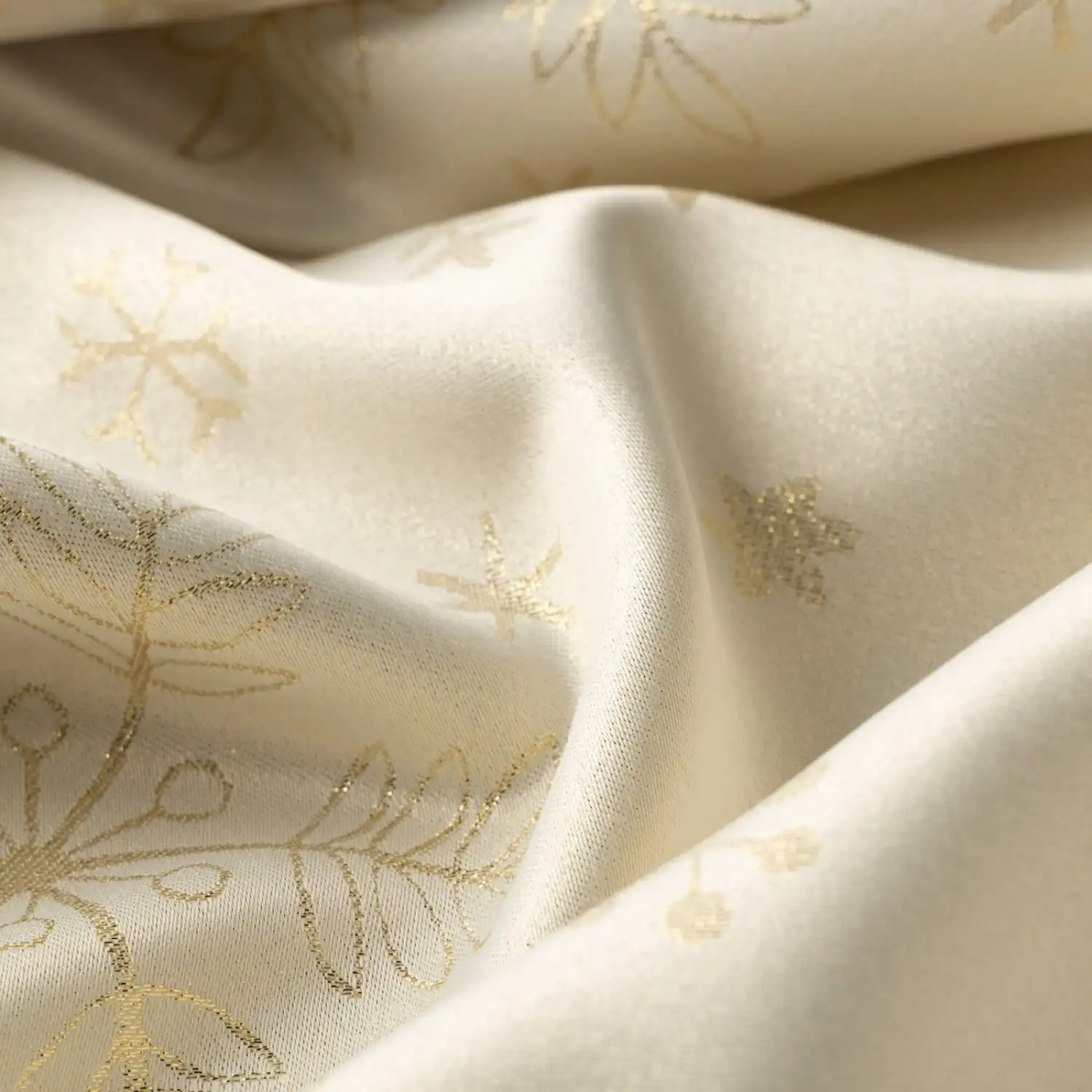 Textino tafellaken Snowflake Spark 140x240cm blanc de blanc - Afbeelding 4