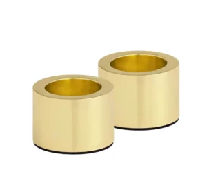 Uyuni kaarsenhouder Light matte brass 2-pack