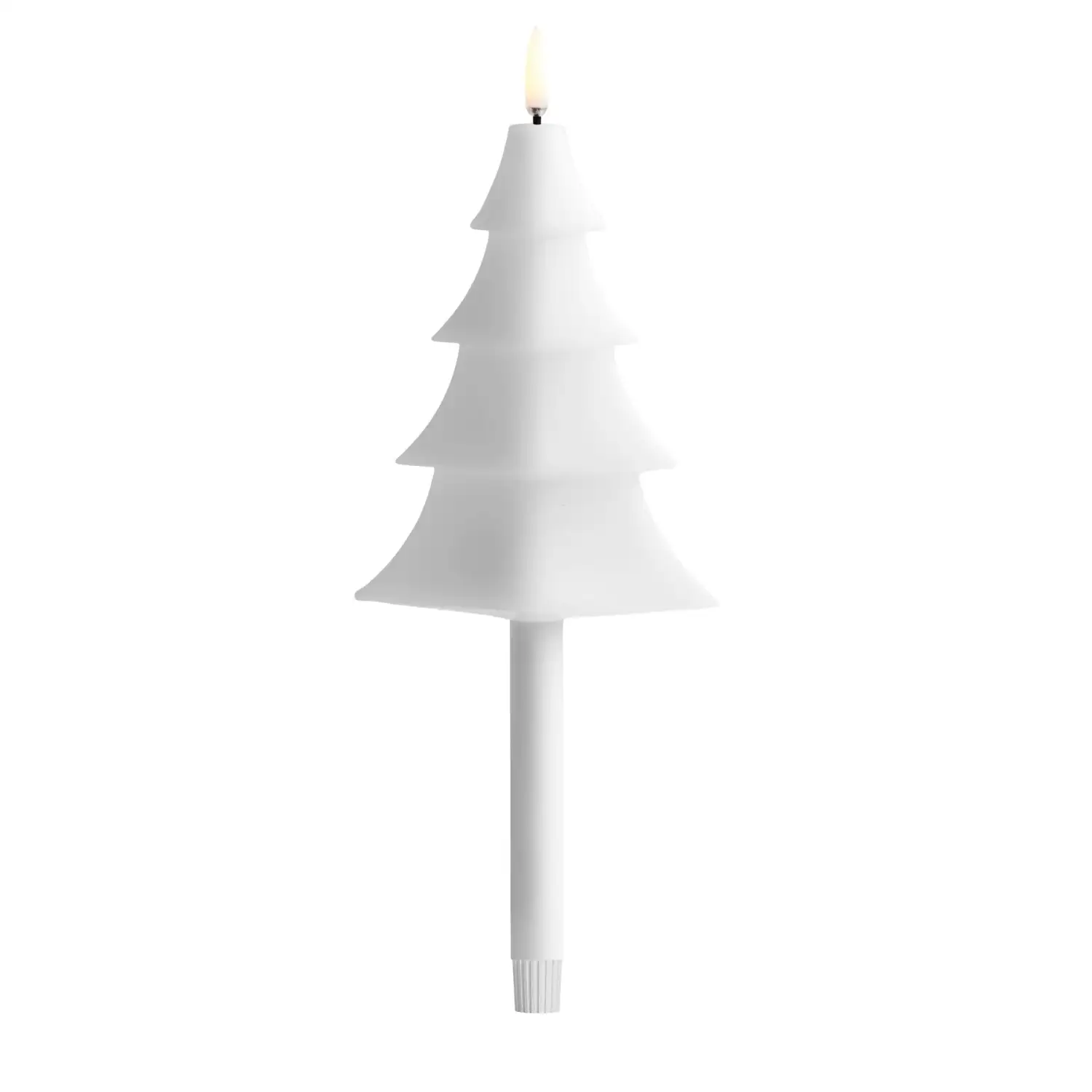 Uyuni led-kaars Tree 1,3 x 25cm nordic white