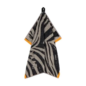 Vaat Amsterdam keukendoek I Love Zebra black sand