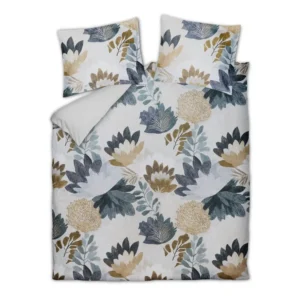 Vandyck dekbedovertrek Organic Flow satijn faded denim