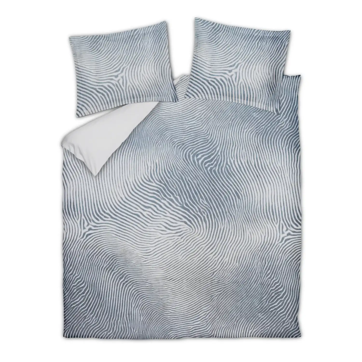 Vandyck dekbedovertrek Stumble satijn faded denim