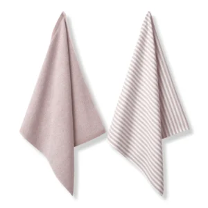 Vandyck theedoek - handdoek set Pure Kitchen sepia pink